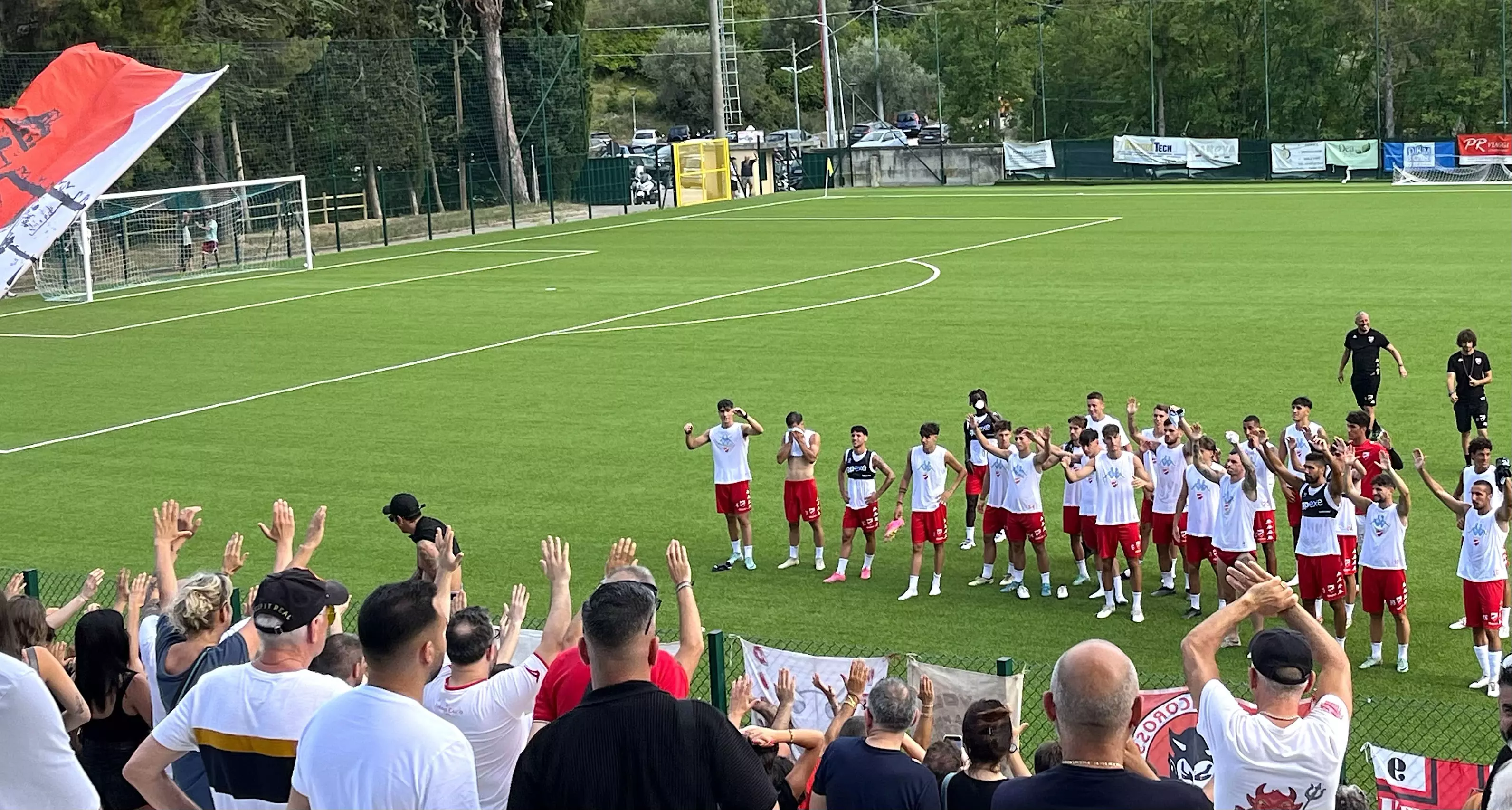 Positiva prima sgambata per i biancorossi